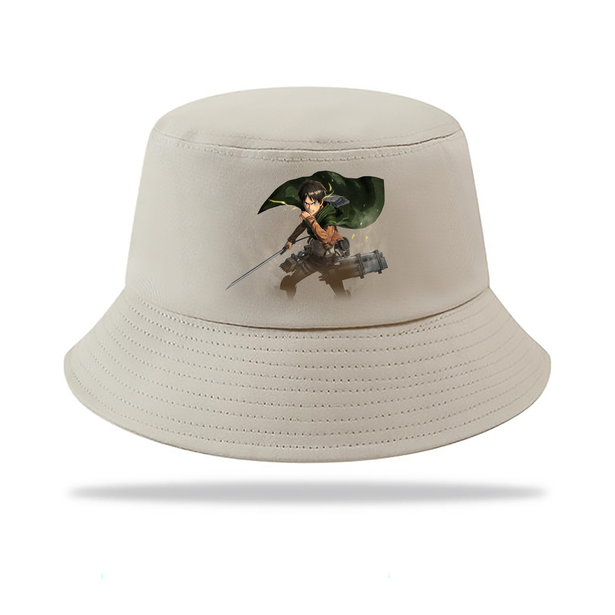 （画像用） 進撃の巨人 エレン･イェーガー Attack on Titan Eren Jäger アウトドア日除けバケットハット